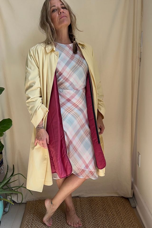 Pastel Plaid Midi Dress Selected by KA.TL.AK #1