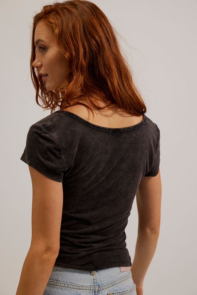 Twist On Baby Tee #1