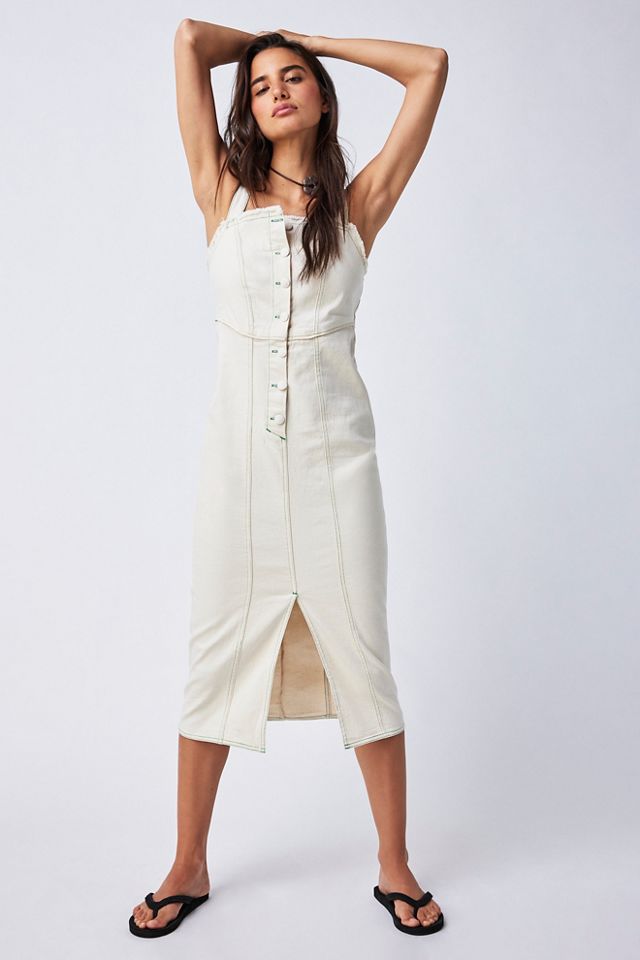 Pastiche Pop Denim Dress #1