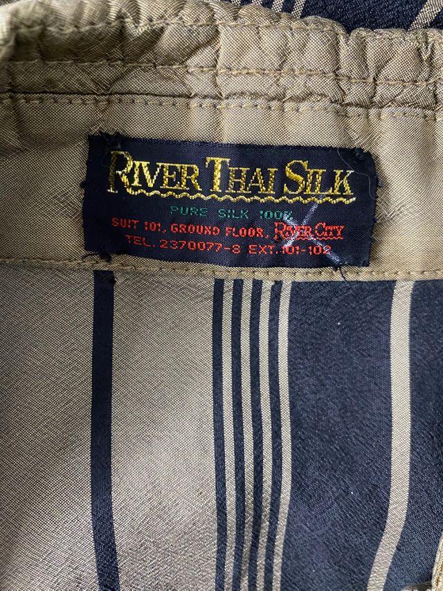 1980s Silk Puff Sleeve Blouse Selected By Ritual Vintage #3