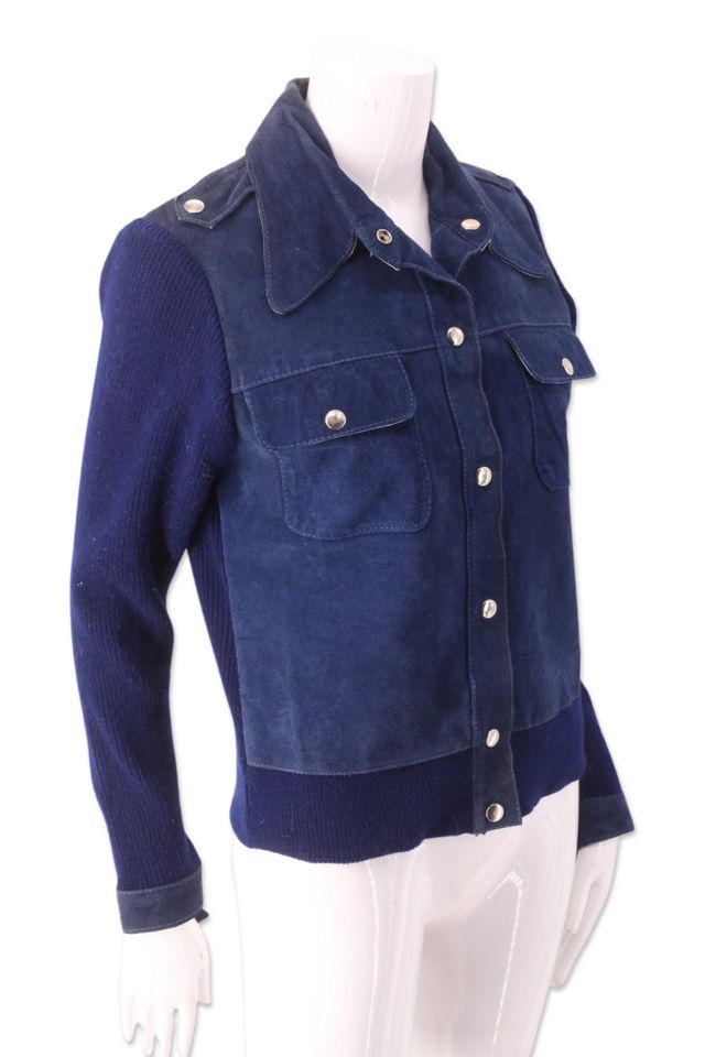 1970s Suede and Knit Snap Jacket Selected By Ritual Vintage #1