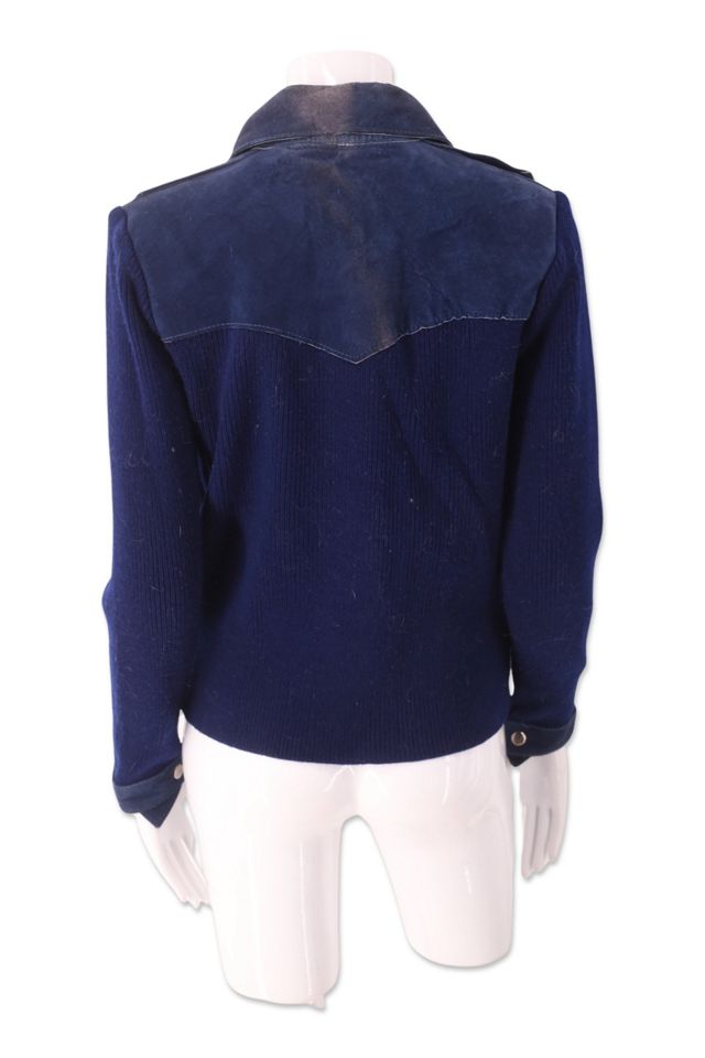 1970s Suede and Knit Snap Jacket Selected By Ritual Vintage #2