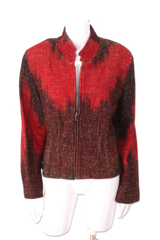 1990s Woven Silk Southwest Print Jacket Selected By Ritual Vintage