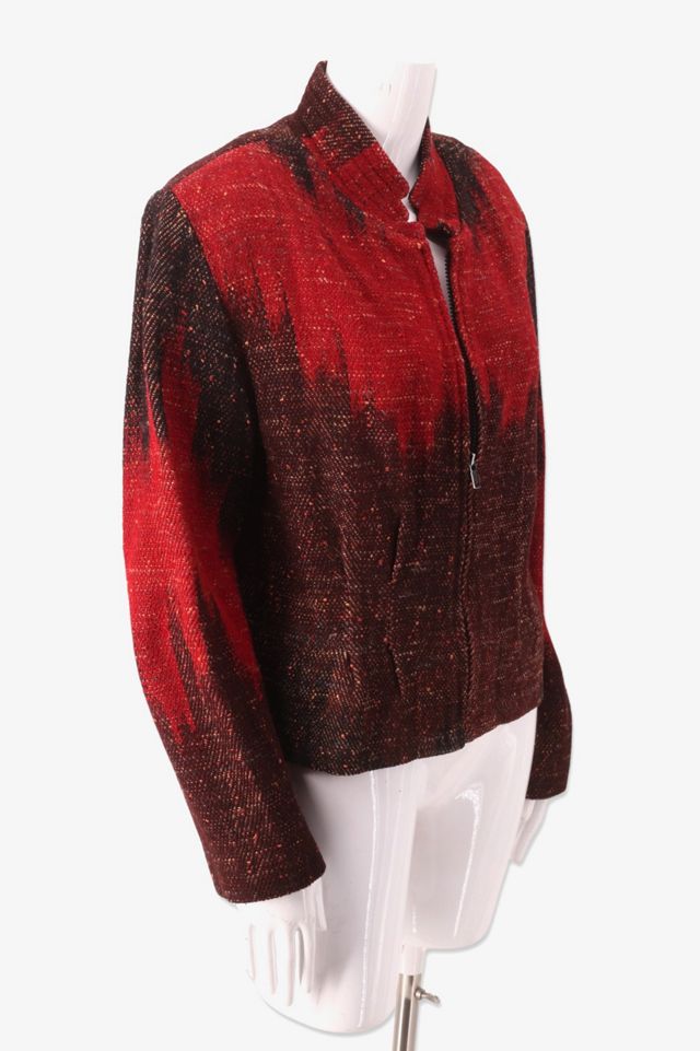 1990s Woven Silk Southwest Print Jacket Selected By Ritual Vintage #2