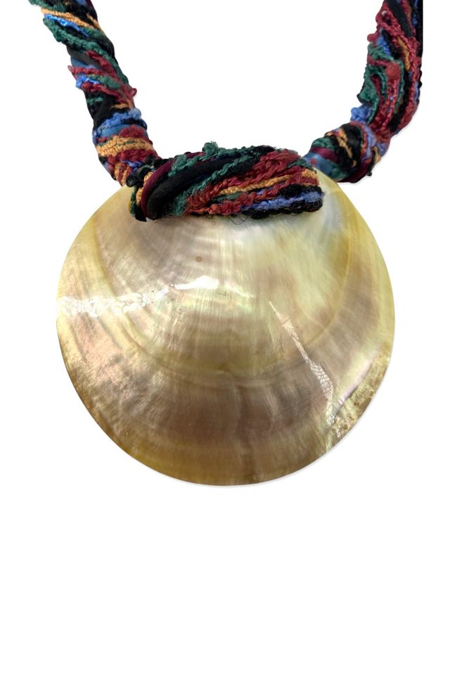 1980s Rope Seashell Statement Necklace Selected By Ritual Vintage #2