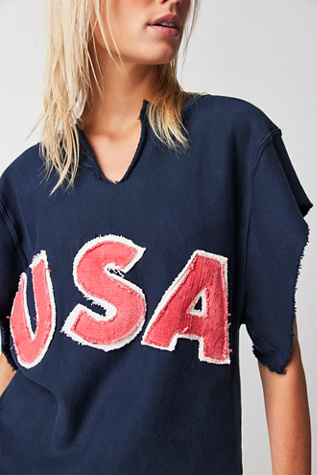 Tricia Fix USA Short Sleeve Sweatshirt