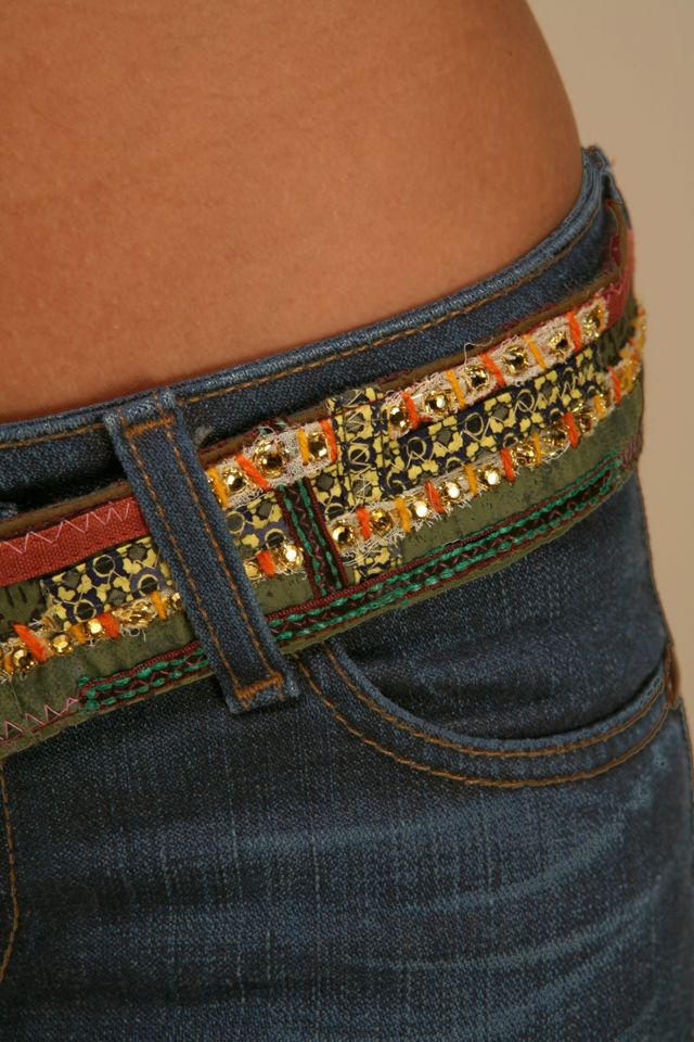 Embellished Side Stretch Belt #4