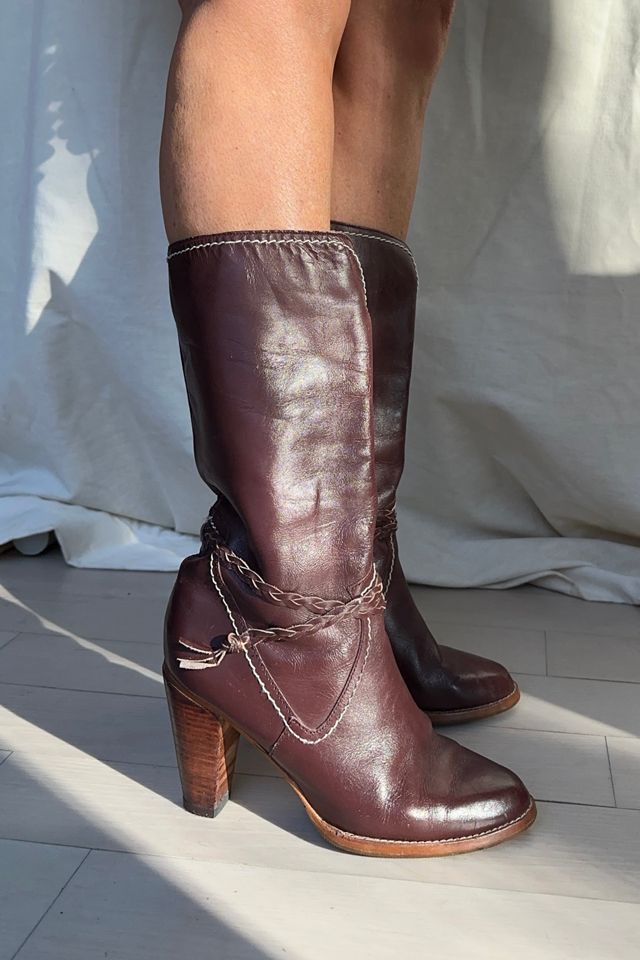 Vintage heeled outlet boots