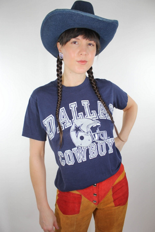 1980s Dallas Cowboys Thin Vintage Tee Selected By Moons + Junes Vintage