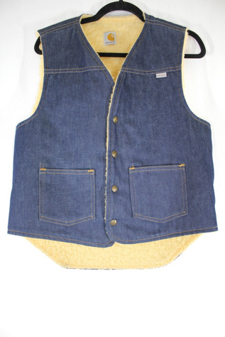 VINTAGE 70s Carhartt DENIM VEST 【公式通販】