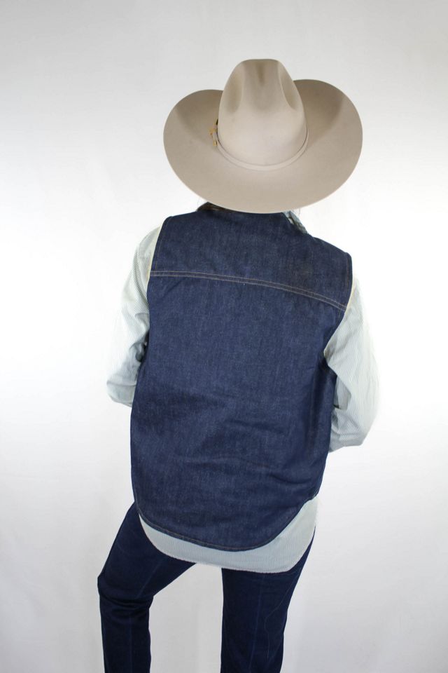 Unisex Vintage Carhartt Denim Sherpa Lined Vest Selected By Moons + Junes Vintage #2