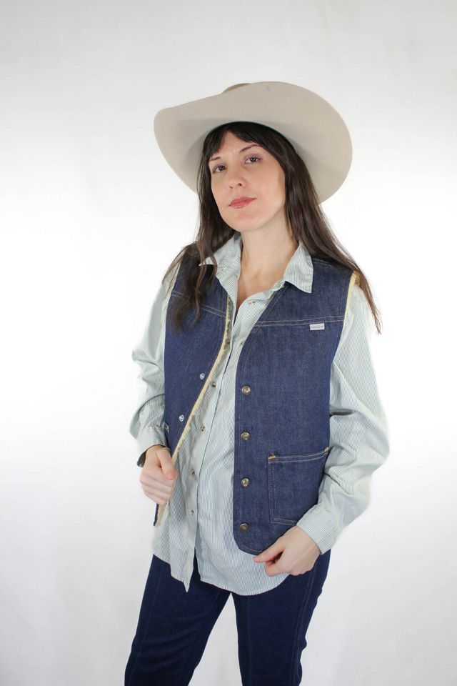 Unisex Vintage Carhartt Denim Sherpa Lined Vest Selected By Moons + Junes Vintage #3