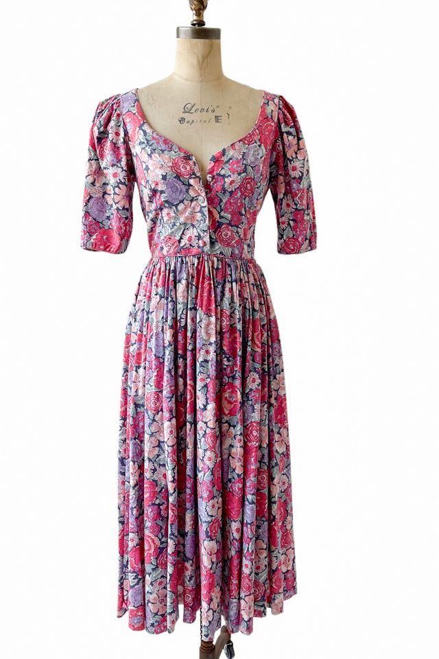 Vintage 1980s Laura Ashley Dress Selected by Raleigh Vintage