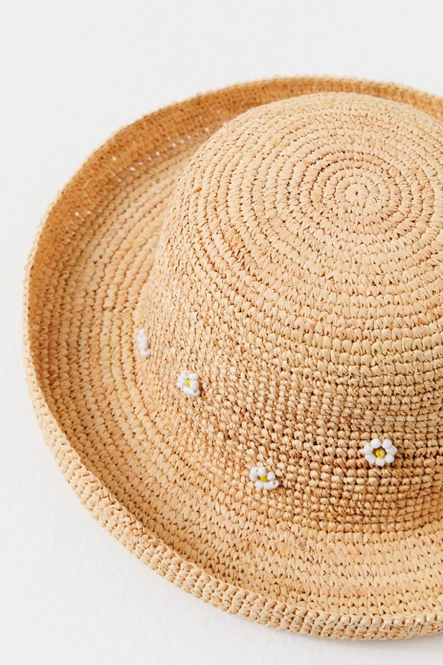 Daisy Cruiser Straw Bucket Hat #2
