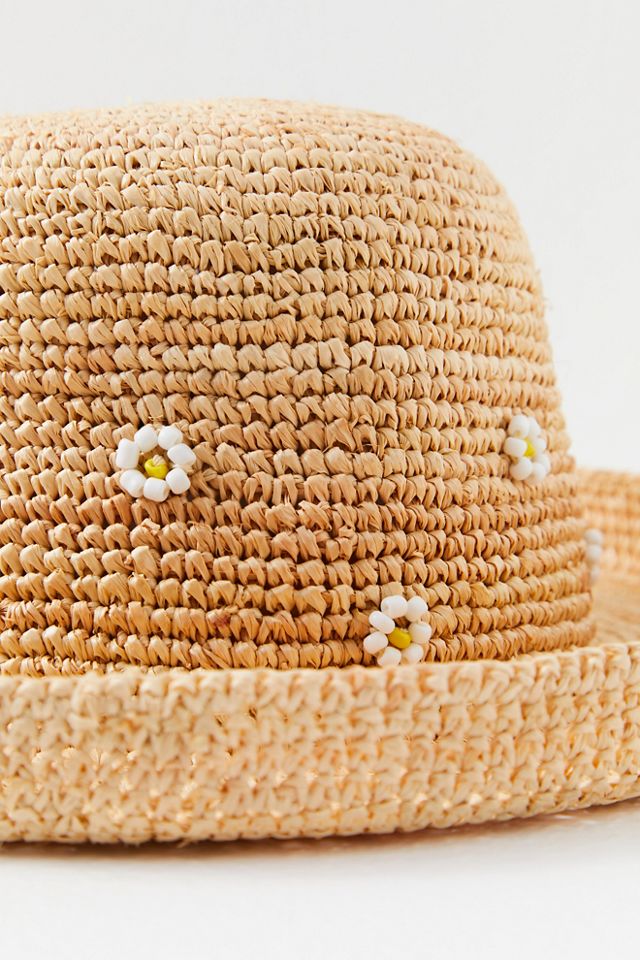 Daisy Cruiser Straw Bucket Hat #3