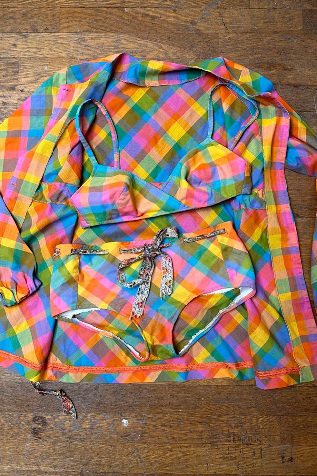 1960s 3-Piece Bikini and Cover Up Set Selected by Cherry #1