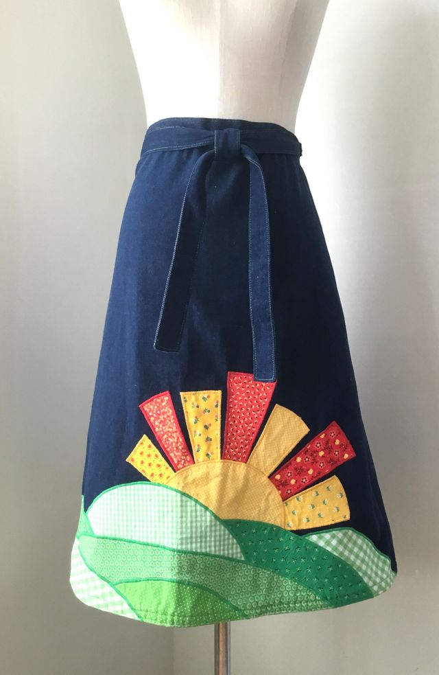 70's 2024 wrap skirt