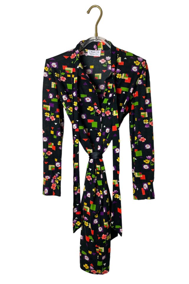 Vintage Mod Abstract Print Dress Selected By Ankh By Racquel Vintage #2