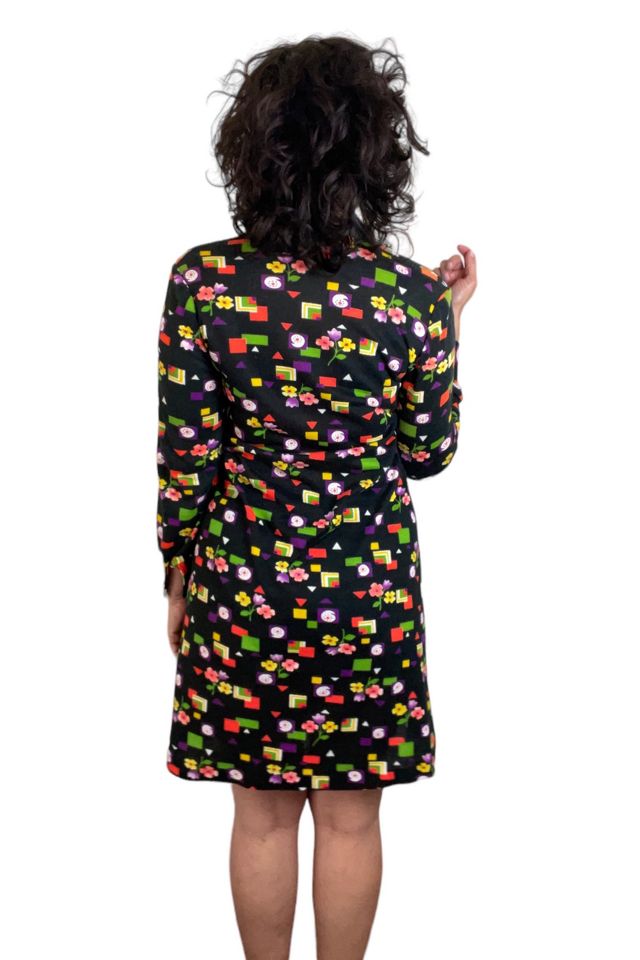 Vintage Mod Abstract Print Dress Selected By Ankh By Racquel Vintage #3