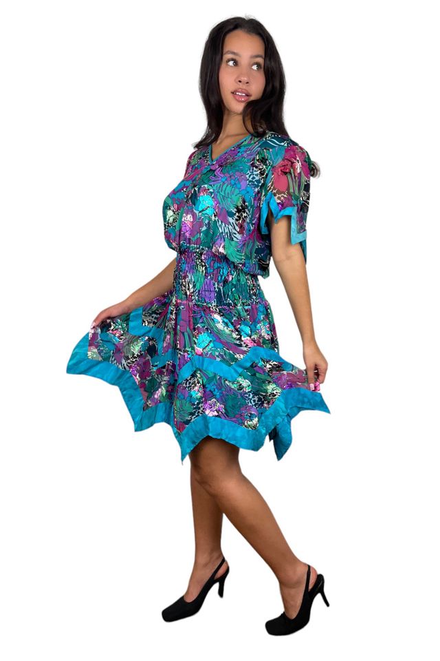 Vintage Diane Fres Floral Print Dress Selected By Ankh By Racquel Vintage #1