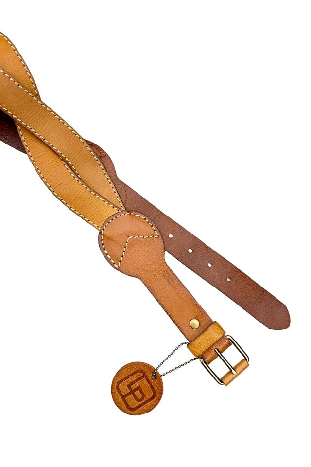 1980s Vintage Braided Leather Belt Selected by BusyLady Baca & The Goods #2