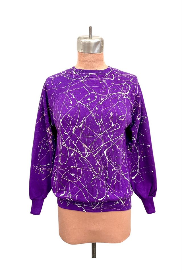 1980s Vintage All Over Paint Splatter Sweater Selected by BusyLady Baca & The Goods #2