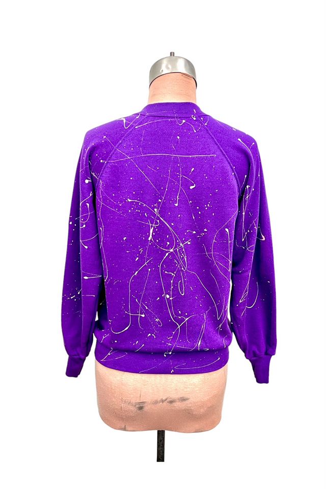 1980s Vintage All Over Paint Splatter Sweater Selected by BusyLady Baca & The Goods #3
