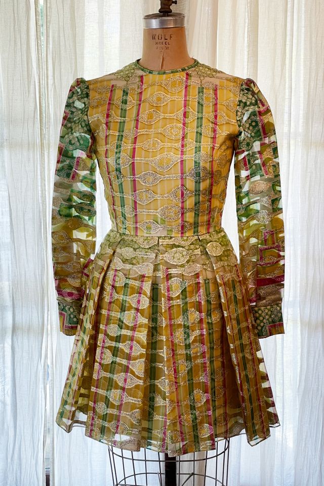 Vintage hotsell brocade dress