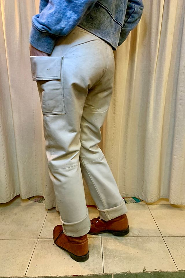 Vintage Helmut Lang Leather Cargo Pants Selected by Nomad Vintage Helmut Lang Leather Cargo Pants Selected by Nomad