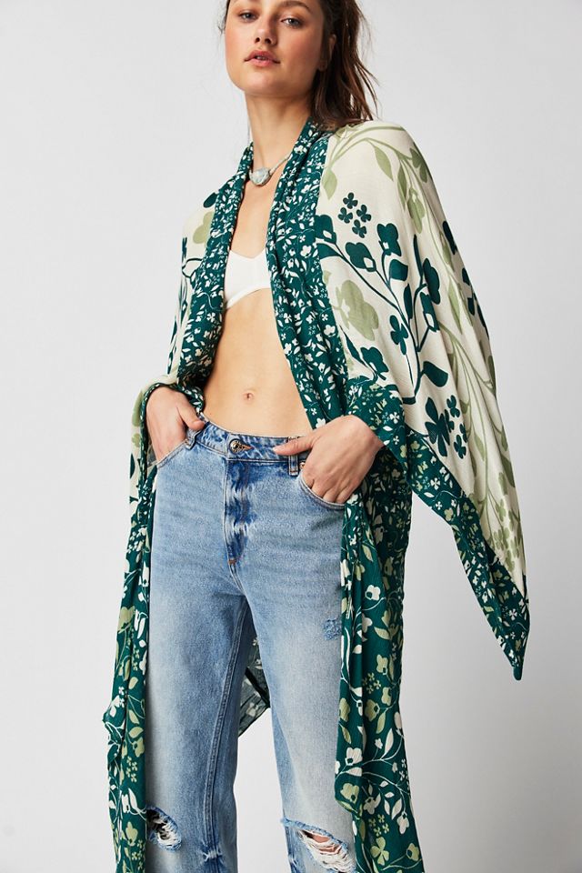 Marley Mixed Print Kimono | Free People