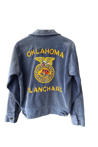 Vintage 1960's Oklahoma FFA Corduroy Jacket Selected by Vintage