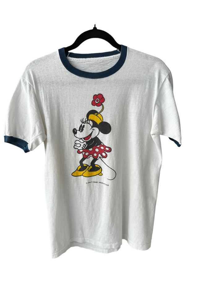 Vintage 1970's Disney Minnie Mouse Ringer T-shirt Selected by Vintage ...