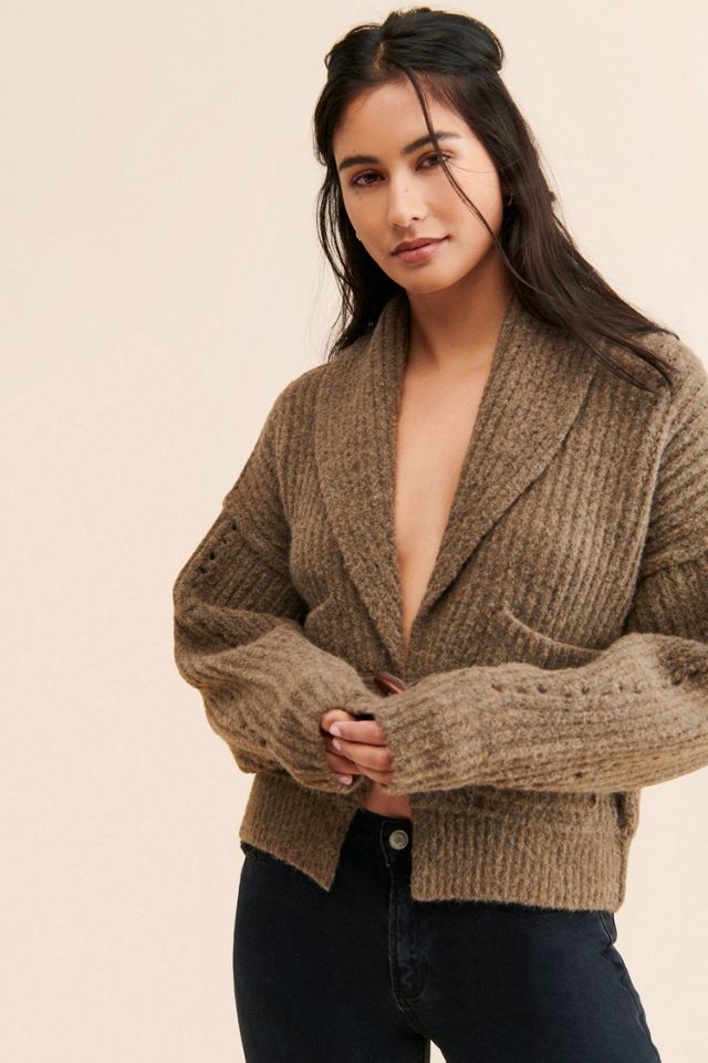 Free people knit cardigan best sale