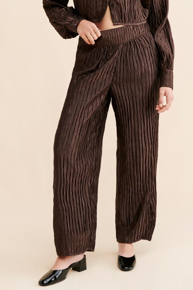 Native Youth Crinkle Plisse Pants #3