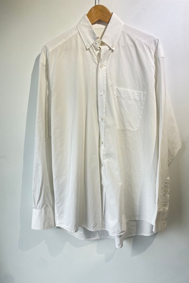 Hed Mayner Crisp White Button Down Selected by The Curatorial Dept