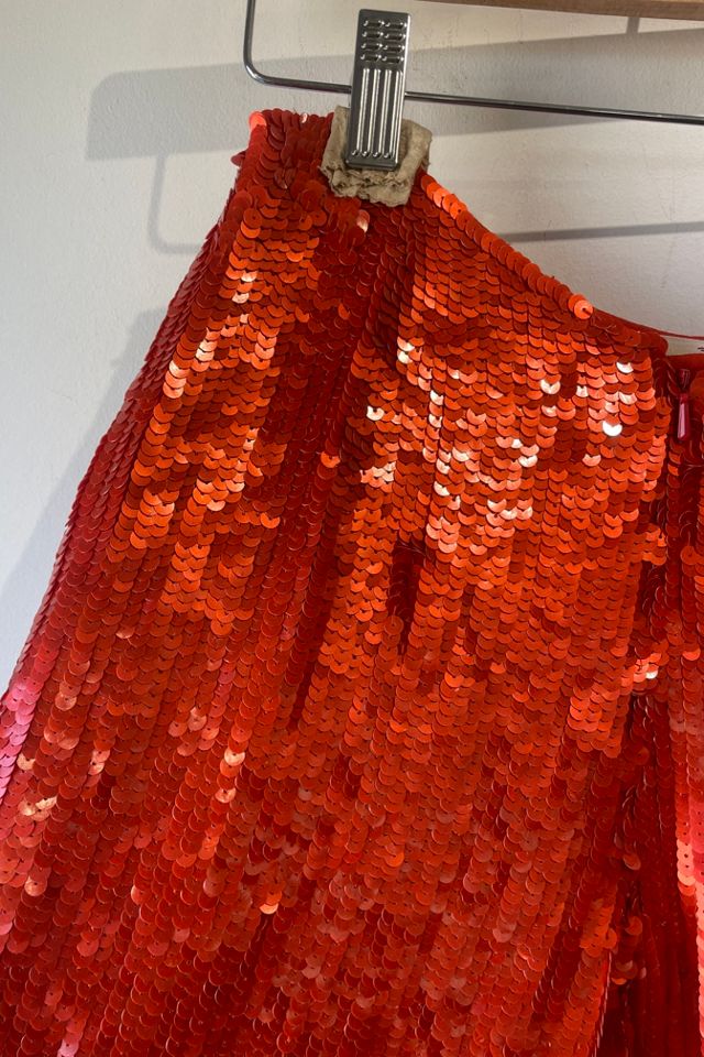 Vintage Regina Rubens Orange Sequin Pants Selected by The Curatorial Dept. #2