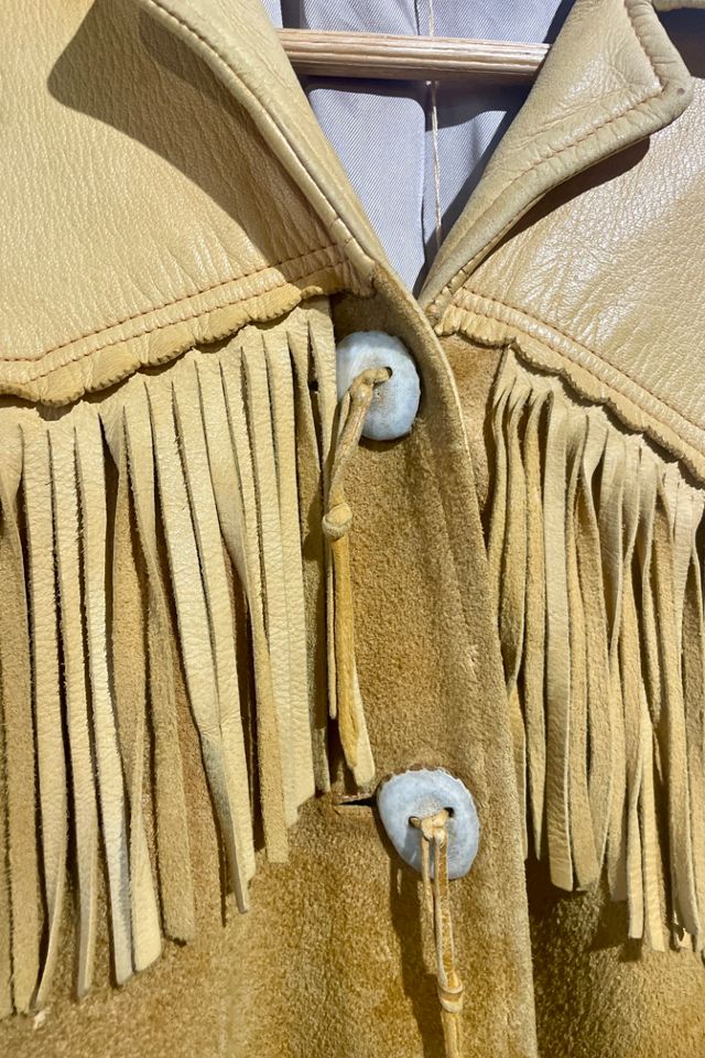 Vintage Suede Fringe Jacket Selected by The Curatorial Dept. #1