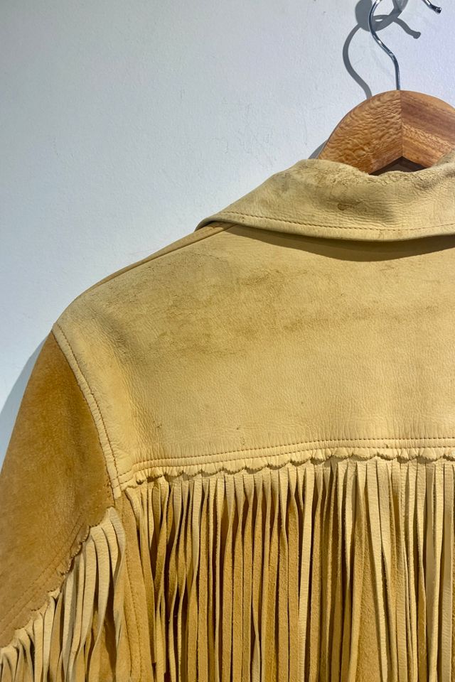 Vintage Suede Fringe Jacket Selected by The Curatorial Dept. #3