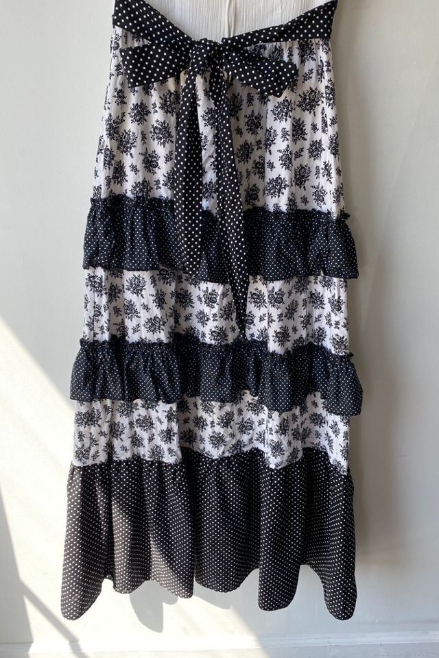 Vintage Black and White Prairie Dress Selected by The Curatorial Dept. #3