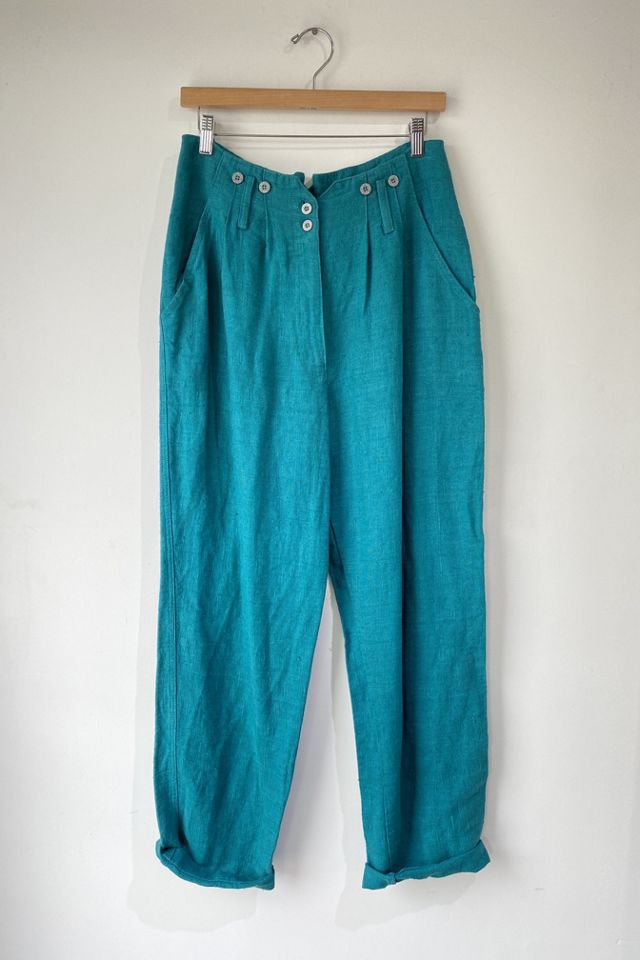 Vintage Bis Bis Gene Ewing Linen Trousers Selected by The Curatorial Dept.