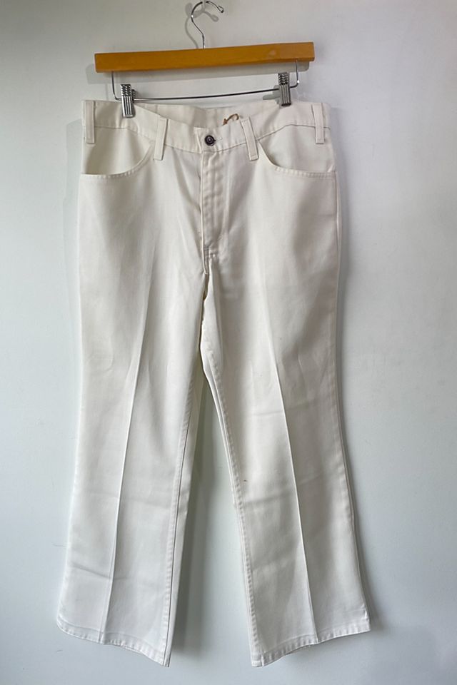 Vintage Levi’s Sta-Prest White Trousers Selected by the Curatorial Dept.