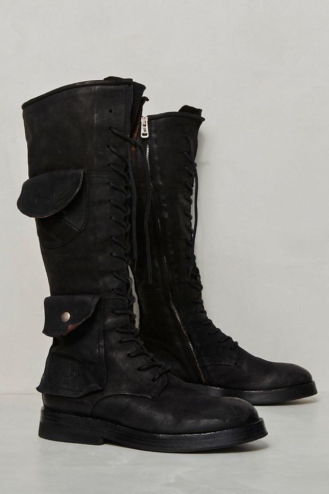 Free People Ava Tall Lace Up Boots by Free People, Mahogany, EU 37 -  ShopStyle