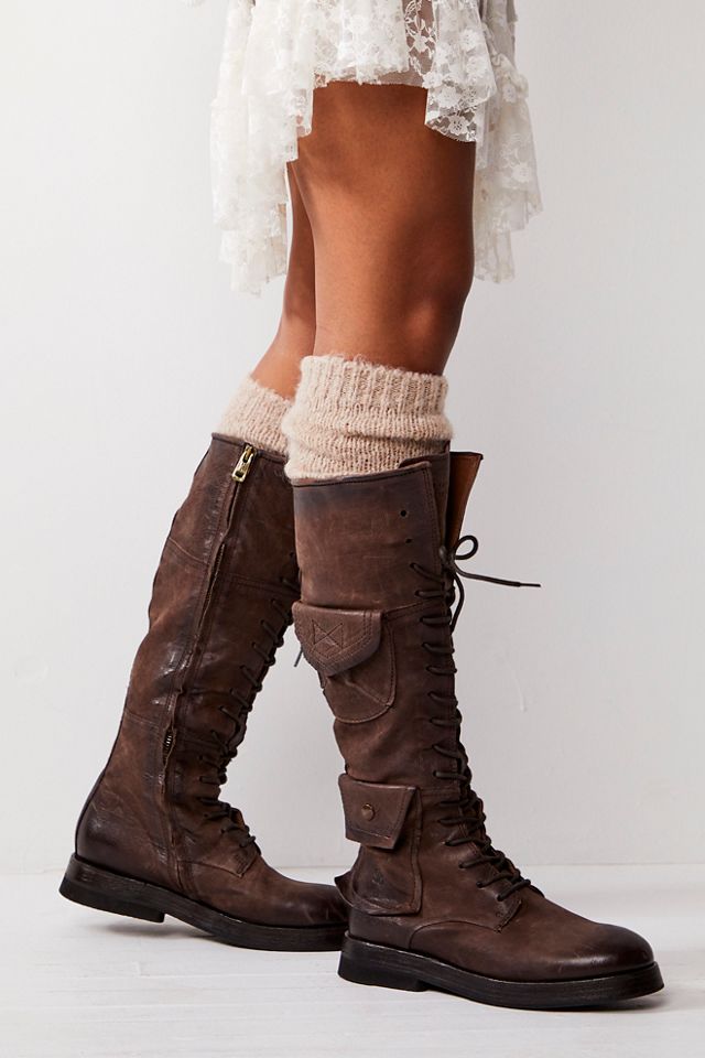 Elisa Tall Lace Up Boots #1