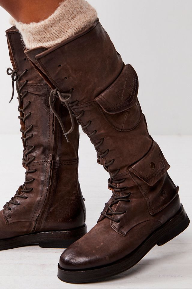 Free People Emmett Strap Lace-Up Boot 8 NEW