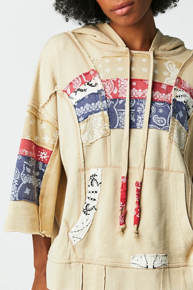 Free people best sale bandana hoodie