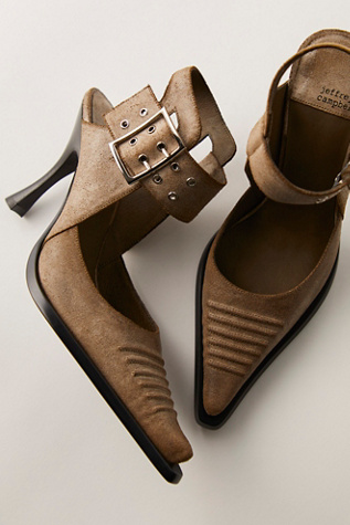 Presley Pointed Heels by Jeffrey Campbell at Free People in Grey, Size: US 8