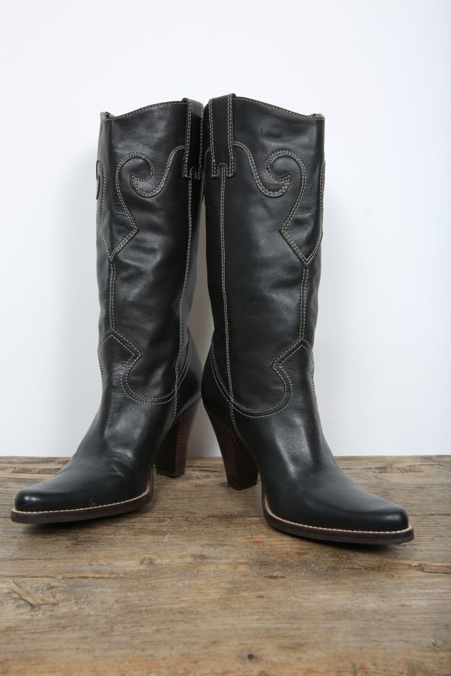 Free People Rancho Mirage Western Boot In Black