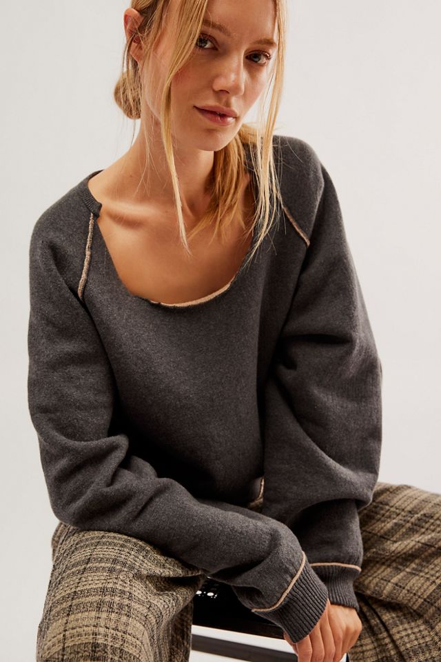 We The Free Midnight Pullover at Free People in Espresso Combo