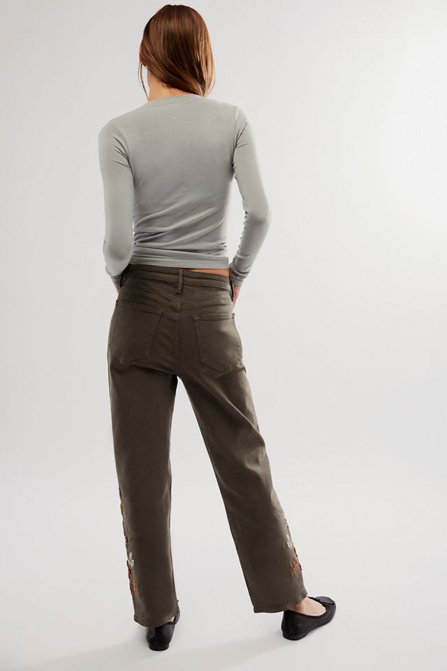 Driftwood Royce Embroidered Jeans #1
