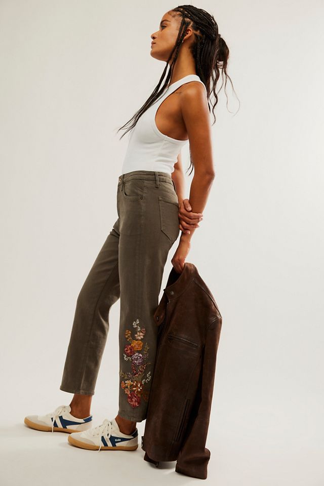 Driftwood Royce Embroidered Jeans #6
